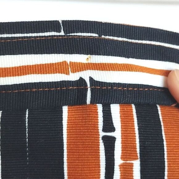 Vintage YSL Yves Saint Laurent Rive Gauche Striped Skirt and Blazer Suit Size 10 - Picture 10 of 16